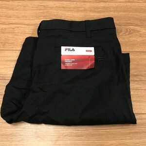 Fila Mens Golf Shorts Size 34 Black Score Card Pockets